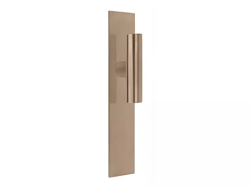 Deurkruk op schild PVD licht brons Inc Piet Boon PBI103P236SFC